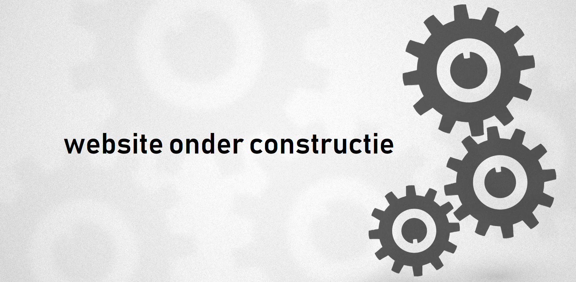 Website onder constructie